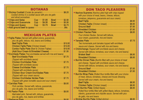 Botanas and Plates